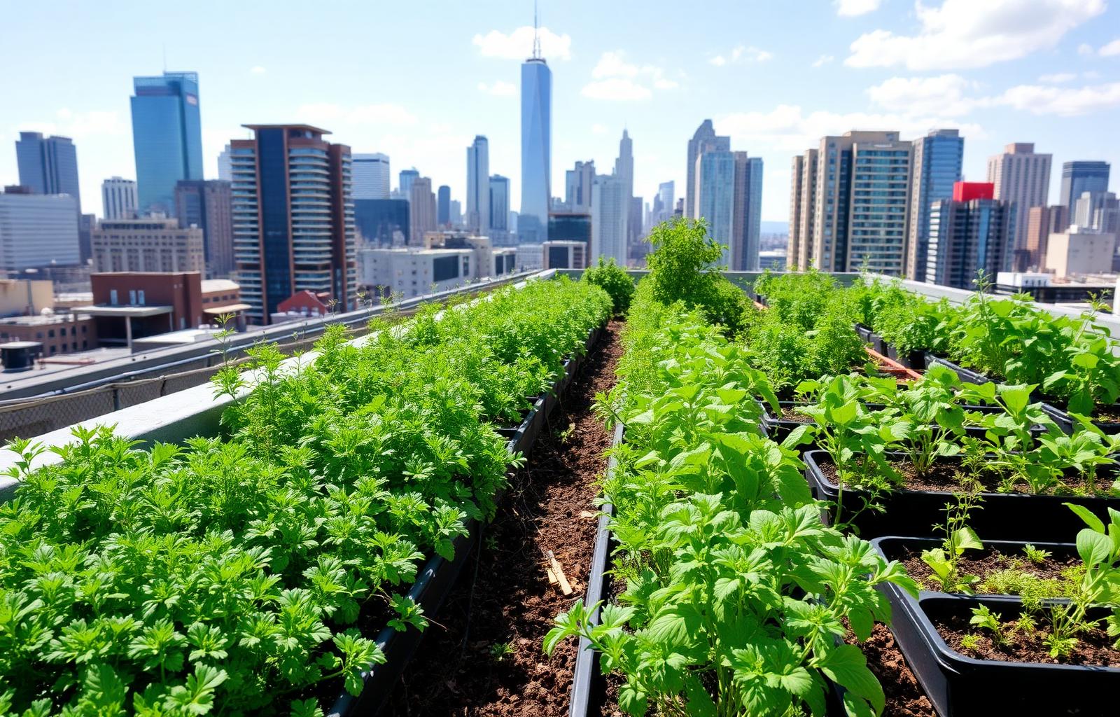 Urban Rooftop Farm