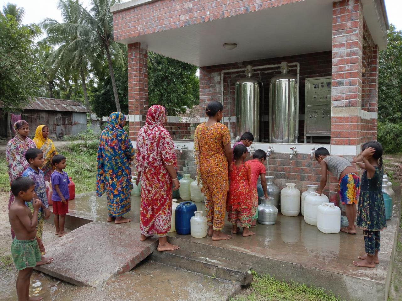 Community Safe Drinking Water Station — project completed by Green Axis