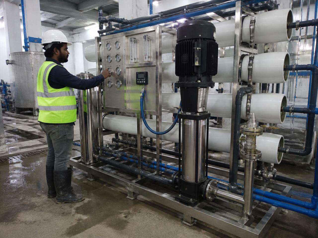 Industrial RO Plant — 5,000 LPH — project completed by Green Axis