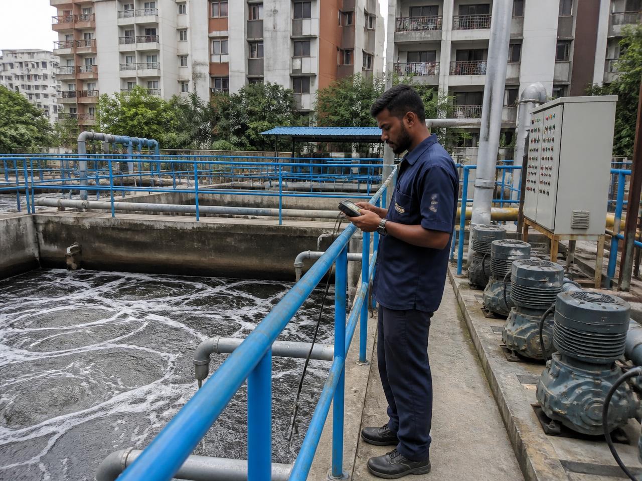 Sewage Treatment Plant — Residential — project completed by Green Axis